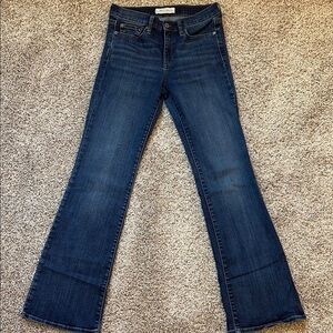 GAP Denim - Low-Rise Flare Women's Blue Jeans (short)